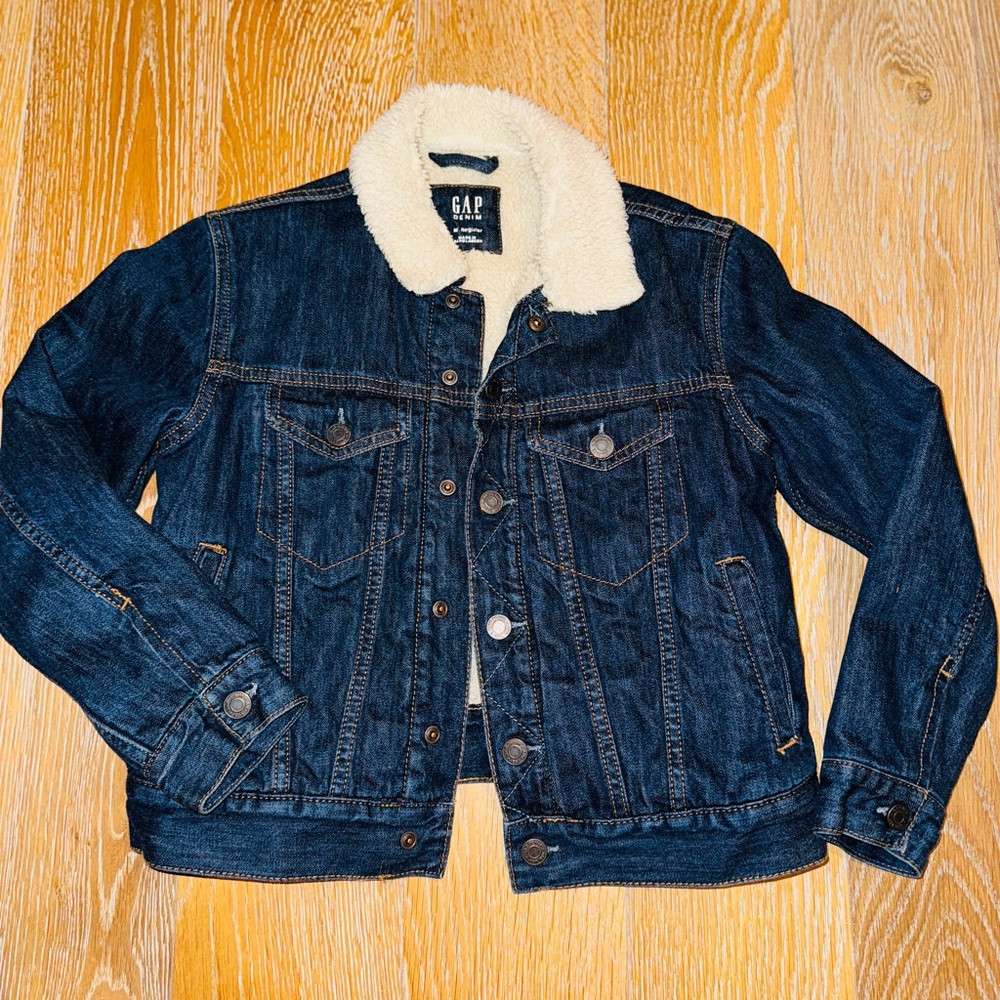 Gap - Denim blue Sherpa jacket
